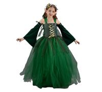 Ynnhik Little Girl Halloween Costume - Fairy Tulle Tutu Skirt Green Dress
