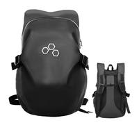 Ynnhik Mochila para moto, mochila con gran capacidad, varios compartimentos, elementos esenciales para competiciones, viajes diarios, desplazamientos, viajes, exploraciones, Negro , 30 x 21 x 50 cm,