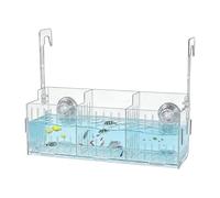 Ynnhik Plant Pot Holder - Transparent Acrylic Hydroponic Basket Adjustable Height Double Hook, Underwater Shelf Support, Durable Plant Holder | Vine Moss Aquatic Plants Landscaping Decoration