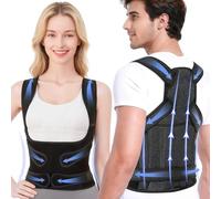 YNNHUDEEP Cinturón de apoyo para la espalda, corrector de postura, espalda para hombre y mujer, corrección de postura, soporte lumbar para mujer y hombre, soporte recto (M)