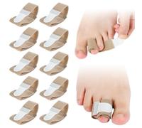 YNNHUDEEP Corrector Dedo Martillo,Separador Dedos pie,12 piezas Separadores de Dedos de los pies,Aplicable a Corrección de fracturas,Torcidos y de dedos Superpuestos Protector Dedos pie
