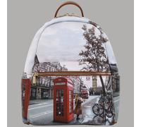 YNot Mochila De Mujer Estampado Rojo Londres Línea Yesbag Art. YES380F6