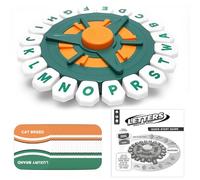 YNOUYRS Juego de Palabras, Juego de Mesa Juegos de Adivinar Palabras Jueg de Letras Juegos de Mesa Familiar de Ritmo Rápido Juguete Rompecabezas Interactivo para 2 a 8 Jugadores, Familiar Grupales