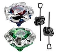 YNOUYRS Peonza para Niños Metal Toy Chico, Battle Tops Lanzador Juguete Niño, Peonzas Niño a Partir de 5 Años, Non-Stop Battle Deluxe Peonza