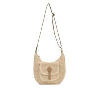 Ynport Crefreak Bolso Cruzado de Paja para Mujer, Bolso de Hombro Boho Tejido Multiusos y Tote de Playa de Rafia Sintética PP para Vacaciones y Uso Diario