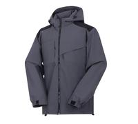 Ynport Crefreak Chaqueta Impermeable para Hombre al Aire Libre Caminata Ligera Impermeable con Capucha Chaqueta Impermeable para lluvia Gabardina al Aire Libre Cortavientos, Gris, S