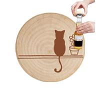 YNPQTDS Abridor magnético de botellas de cerveza, abridor de de botella, abrelatas de latas de refrescos que se adhiere al refrigerador para un fácil almacenamiento para hombres, esposo y padre