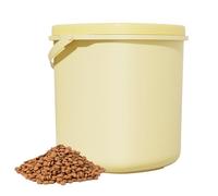 YNPQTDS Almacenamiento de comida para mascotas | 10 litros de vacío para guardar golosinas, comida para perros resistente a la humedad | para gatos, cachorros, cocina, armario de almacenamiento para