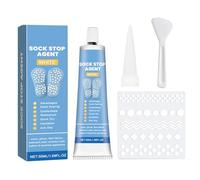 YNPQTDS Antideslizante para calcetines - Sock Stop Antideslizante - Juego de calcetines antideslizantes de 50 ml, adhesivo antideslizante, tope para calcetines de lana, crema de parada, tope de