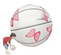 YNPQTDS Balón de baloncesto para niños | Pelota de práctica hinchable para interiores y exteriores, accesorios portátiles y ligeros para equipos deportivos para competición, viajes, hogar, playa