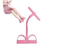 YNPQTDS Bandas de Resistencia con Mangos - Tensor de Pedal para Entrenamiento | Palanca Extensora Portátil De Tobillo con 4 Tubos para Hogar, Yoga, Deporte, Entrenamiento, Viaje, Gimnasio