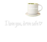 YNPQTDS Calcomanía para espejo de coche | Accesorios para vehículos seguros | Calcomanías decorativas para espejo de automóvil, camión, motocicleta, cumpleaños, parejas, conductores, diario, carretera