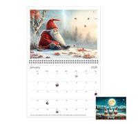 YNPQTDS Calendario 2026,Planificador De Pared 12 Meses Aventura Vacacional 2026 | Planificador Con Encuadernación Espiral Y Decoración Hogareña Para Familias Profesores Escuelas Cumpleaños