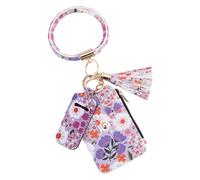 YNPQTDS Cartera Portatarjetas Floral, Bolsa para Tarjetas Florales - Cartera para Tarjetas de Crédito, Estuche para Tarjetas Fino Lindo de Viaje, Pequeña Cartera de Tarjetas Linda, d, Se référer au