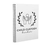 YNPQTDS - Cuaderno de visitas parentales - Carpeta de organización para padres y gastos de comunicación