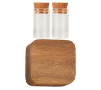 YNPQTDS de Recuerdo para Mascotas, de Recuerdo de Dientes de Pelo de Perro, colección de Almacenamiento de Botellas de Vidrio para Amantes de los Gatos, colección para Cenizas, Dientes, uñas