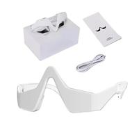 YNPQTDS Dispositivo de belleza ocular de microcorriente, terapia avanzada de renovación debajo de los ojos, disminuye las ojeras y las arrugas en la fuente, dispositivo de gafas de microcorriente
