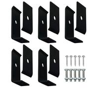 YNPQTDS Fijaciones de malla de alambre, kit de fijación de rejilla, acero galvanizado, protección contra la corrosión para entrada de jardín, piscina, agricultura, terrazas, paisajismo