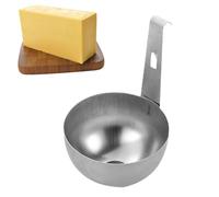 YNPQTDS Hervidor de huevos, 3 vasos redondos antiadherentes, de 6,7 x 10,5 cm, de acero inoxidable, para cocina, cocina, picnic, desayuno, hogar