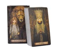 YNPQTDS Juego de Tarot para Principiantes | 80 Piezas de Juego de Mesa para Niñas | Estrategia Portátil para Niños Niñas Mujeres Hombres | para de Halloween y