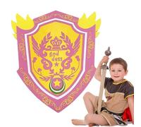 YNPQTDS Juguete medieval de espuma para juegos de rol, juguete de espuma para niños - Escudo de juguete de armas de juguete medieval, varios accesorios de juego de rol para disfraz de combate medieval