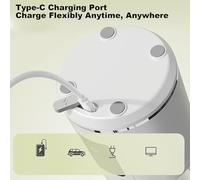 YNPQTDS Licuadora Batidora Portátil | 600ml Vaso Mezclador de,Elaborador de Bebidas Personal Portátil Recargable Sin Cable con Boquilla de Fácil Uso y Tapa Antigoteo para, Cocina, Fruta y Alimento