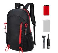 YNPQTDS Mochilas de día para senderismo | Mochila ligera al aire libre - Mochila grande plegable para hombre y mujer, viajes, ciclismo, picnic, camping accesorios, Negro , Siehe Beschreibung