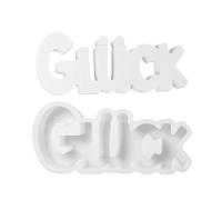 YNPQTDS Moldes de Letras - Molde de Yeso para Letras de Estilo Alemán | Molde Silicona Antiadherente Liberación Fácil Manualidades Decoración Hogar