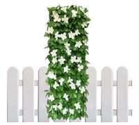 YNPQTDS Paneles de pared para plantas verdes, decoración artificial extensible, valla de setos artificiales, para jardín, terraza, patio trasero, exterior, balcones, patio, parque, puerta, cementerio
