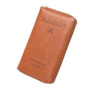 YNPQTDS para Pasaporte para Mujer, con Cremallera Lisa, Ligera y Segura como Organizador para Tarjetas, Dinero como para Viajes, Tiempo Libre