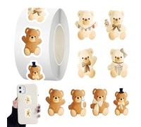 YNPQTDS Pegatinas de Oso - Calcomanías Que no se decoloran - Calcomanías para Botellas de Agua - para niños, Familiares, Amigos, al Aire Libre, hogar, Coche, planificador, Cuaderno, lonchera