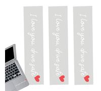 YNPQTDS Pegatinas para espejo retrovisor, 3 unidades, decoración impermeable para el espejo retrovisor - Autoadhesivo y calcomanías, para portátil, interior de camiones, largos viajes en coche, viajes