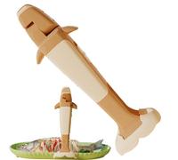 YNPQTDS Pinzas de agarre para platos calientes y cuencos, 2 en 1, con forma de, antideslizantes, para bandeja de horno, para servir alimentos, para cocineros domésticos, grandes sociedades