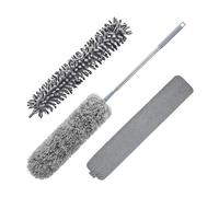 YNPQTDS Plumero de microfibra extensible, fregona de uso múltiple - Paño de limpieza para el suelo, para cocina, baño, hogar, apartamento, dormitorio, suelo duro, azulejo, pared, techo, zócalo