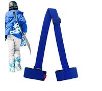 YNPQTDS Portaesquís de hombro, correas de esquí de nailon ajustables, cómodos soportes de hombro portátil para montaña, azul, Refer to description