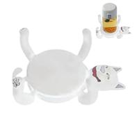YNPQTDS Posavasos para bebidas 17 x 12 x 3 cm Funny Creative Coasters In The Shape of Cats Impresión 3D Posavasos Antideslizante Divertido Para Café Té