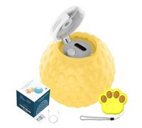 YNPQTDS Rolling Ball para Gatos, Gato Sound Ball,Toy de Teaser de Gato - Sonido de pájaros, Bola de Ejercicio de Gatito Recargable, 2 Modos LED, estimulación física Mental