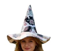 YNPQTDS Sombreros de,Sombrero de Halloween acolchado Arte Popular - Accesorio de disfraz decorativo para mujer espectáculo | Espectáculos Juego de Roles Cumpleaños Navidad Eventos