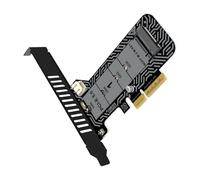 YNPQTDS Tarjeta de expansión PCI Express,Adaptador de velocidad de transmisión de 64 Gb/s - Tarjeta de expansión PCIe | para Cable de Datos Controlador de Estación de Trabajo Ordenador Escritorio Red