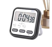 YNPQTDS Temporizador de cocina,Temporizador digital de cuenta regresiva con pantalla | Temporizador silencioso visual portátil para cocina estudio meditación entrenamiento deportivo baño