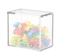 YNPQTDS Vitrina de figuras, a prueba de polvo, de refuerzo de exhibición coleccionable, organizador de almacenamiento para sala de estar, dormitorio, sala de estudio, mesa, armario, hogar