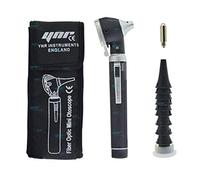 YNR England F.O Mini Otoscopio Auriscope Fibra Óptica Ent Diagnóstico Médico Examen Gp Marca Ce Aprobado - Negro