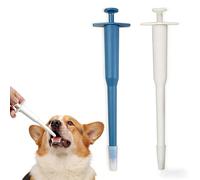 YNR Jeringa de Silicona para Mascotas Dispensador De Pastillas para Mascotas Empujador De Comprimidos para Cachorros con Punta Suave para Premios Alimentacion Small Pets Dogs Cats