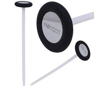 YNR Queens Reflex Percussor Hammer Lite Reflex 12" examen médico de fisioterapia (blanco)