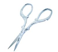 YNR Tijeras de bordado de acero inoxidable, tijeras de costura para uso multiusos, cuchillas puntiagudas para trabajos de detalle, tijeras de cutícula ideales para usar todo tipo de puntadas, color