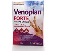 YNSADIET VENOPLAN 30 Comprimidos, Castaño de Indias + Rusco + Centella Asiatica + Vitamina C, Mejora La Circulación Para Unas Piernas Ligeras, Contra Las Varices - 1 Comprimido Al Día