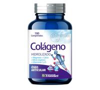 YNSADIET Zentrum Colágeno Hidrolizado | Laboratorios Complemento Alimenticio con Magnesio, Calcio, Silicio y Vitaminas C y D para Articulaciones y Huesos | Sin Gluten | 180 Comprimidos