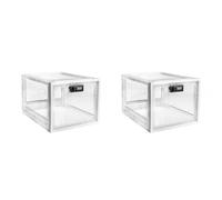 Ynusgeyx 2X Caja de Seguridad para Medicamentos, Alimentos y Dispositivos Electrónicos, Teléfonos Móviles en un Práctico Contenedor