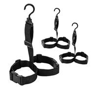 Ynusgeyx 3 Piezas de Colgador de Botas de Vadeo con Correa Ajustable, Secador de Botas Multifuncional, Zapatero para Pantalones de Vadeo