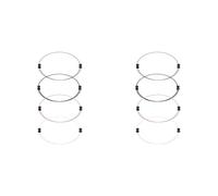 Ynusgeyx 8 Piezas de Banda Corta Ajustable para Meter Suéter y Camisa, la Banda Elástica para Cambiar el Estilo de Tus Blusas, M